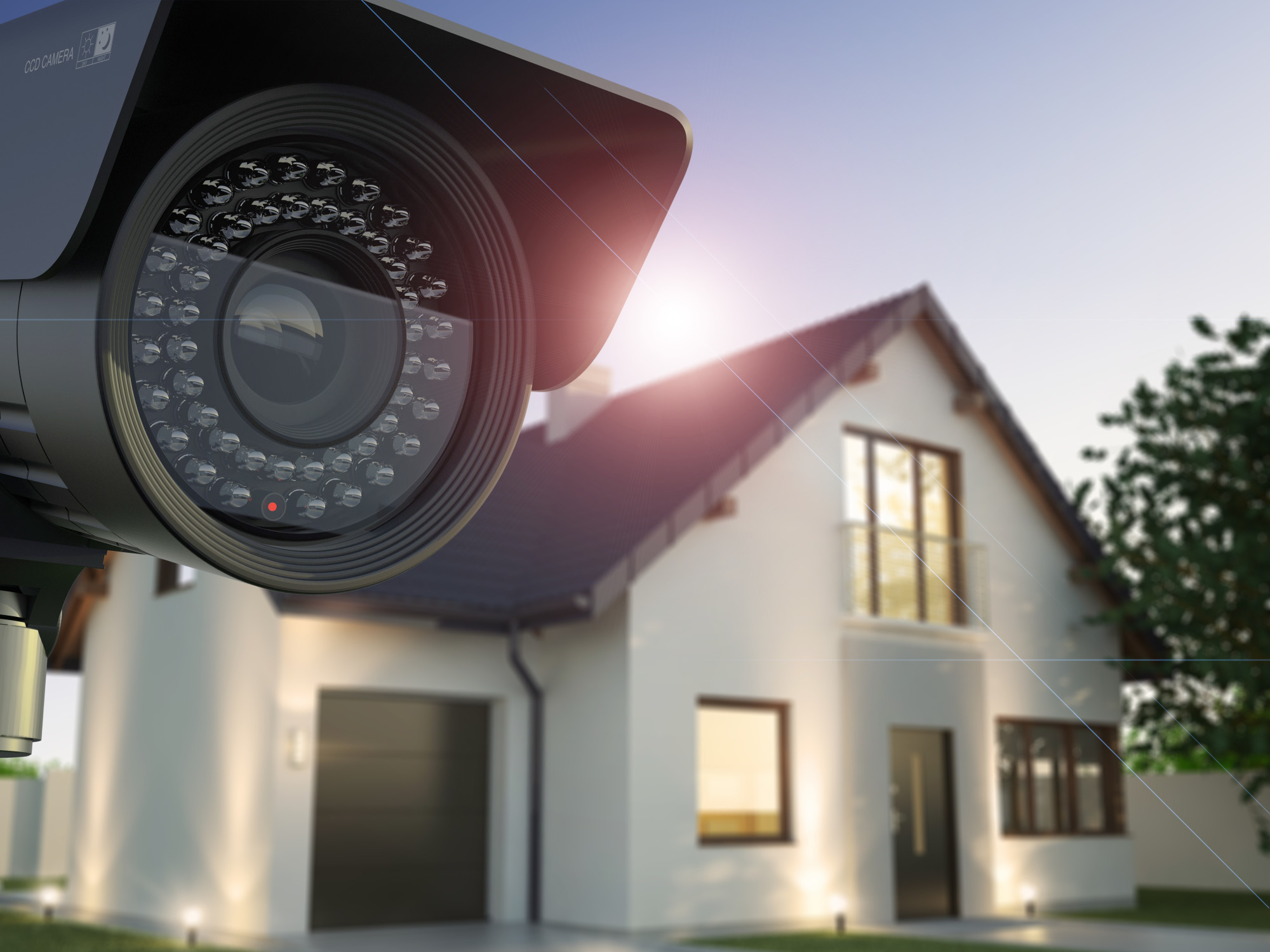 Where Should Home Security Cameras Be Positioned?